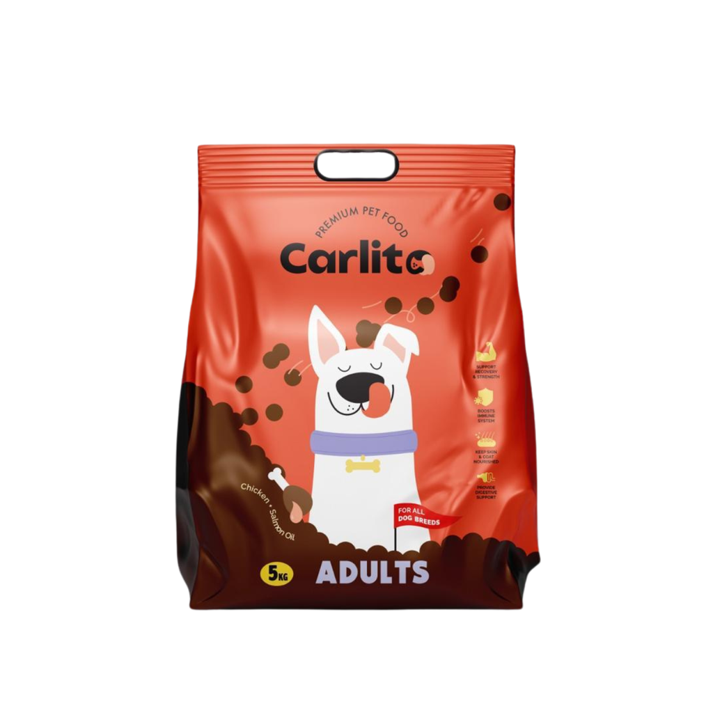 Carlito Adult Dog Dry Food - Complete & Balanced for All Breeds | 5 KG Pack